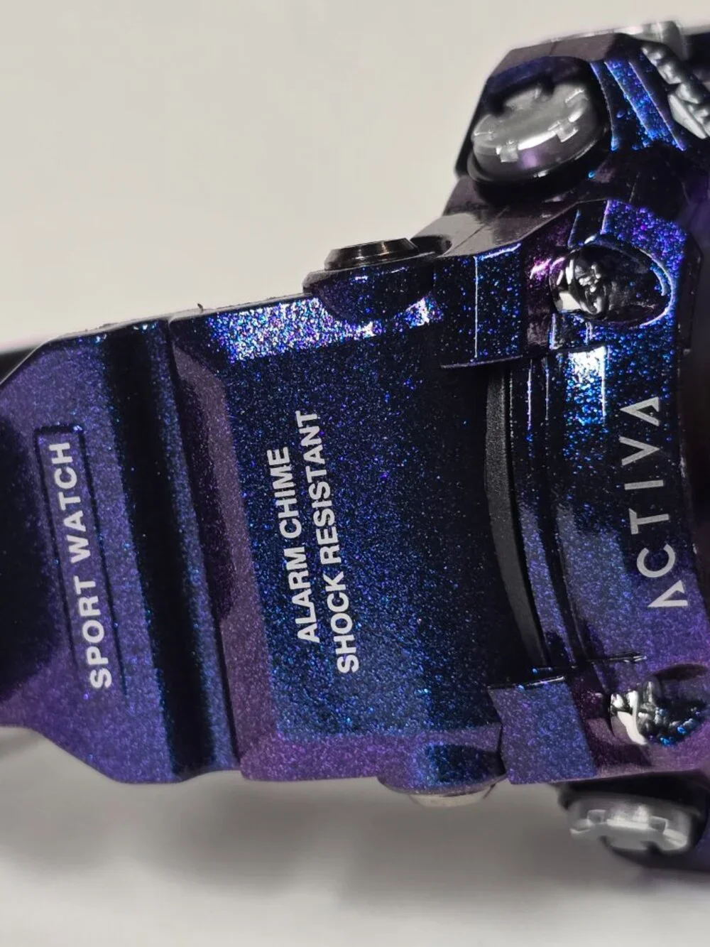 Activa Summit X Invicta Unisex Digital Watch 50mm Iridescent Purple ACW8082-020
